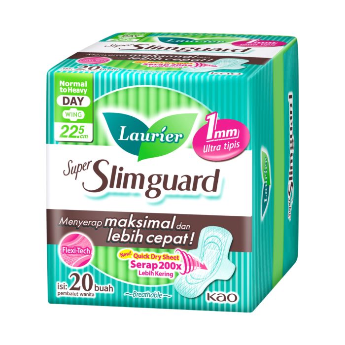 Laurier Super Slimguard Wing 22.5cm Pembalut Wanita