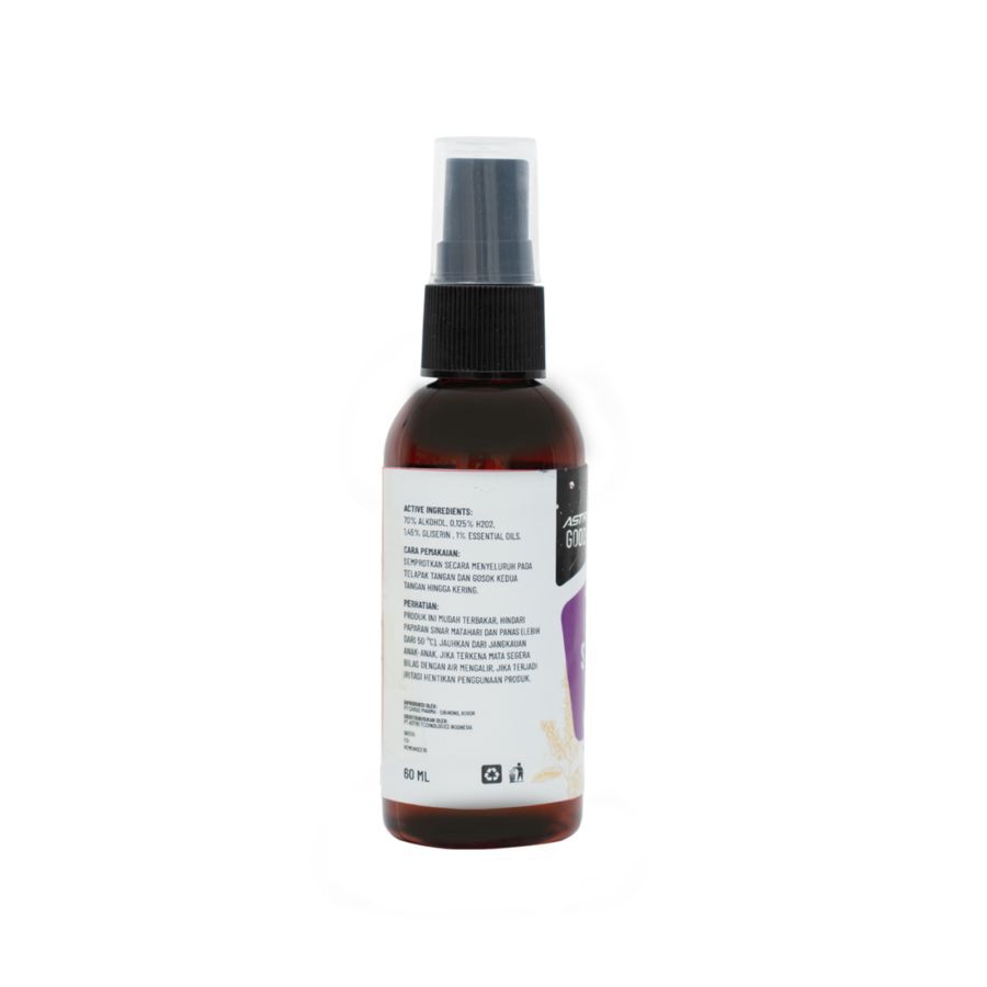 Lavender & Patchouli Hand Sanitizer - Astro Goods 60ml