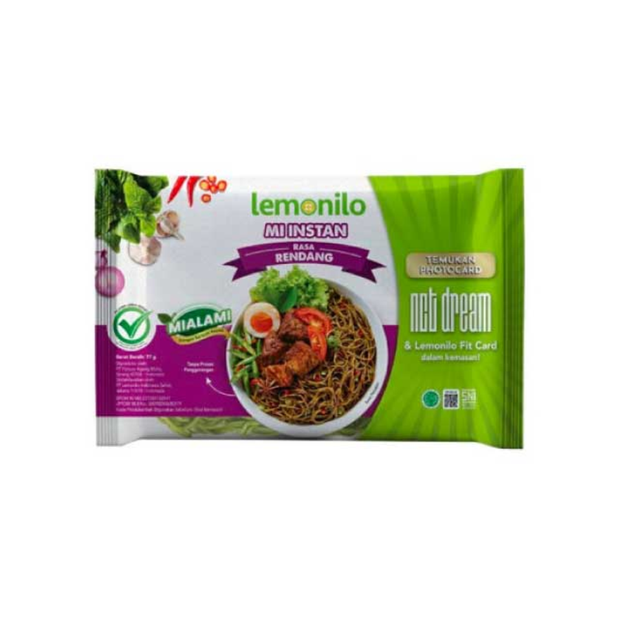 Lemonilo Goreng Rasa Rendang/Mie Instan 77gram