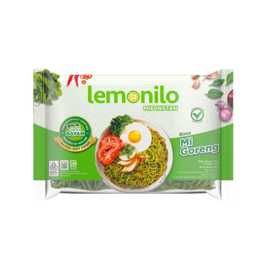 Lemonilo Mie Goreng/Mie instan 65gram