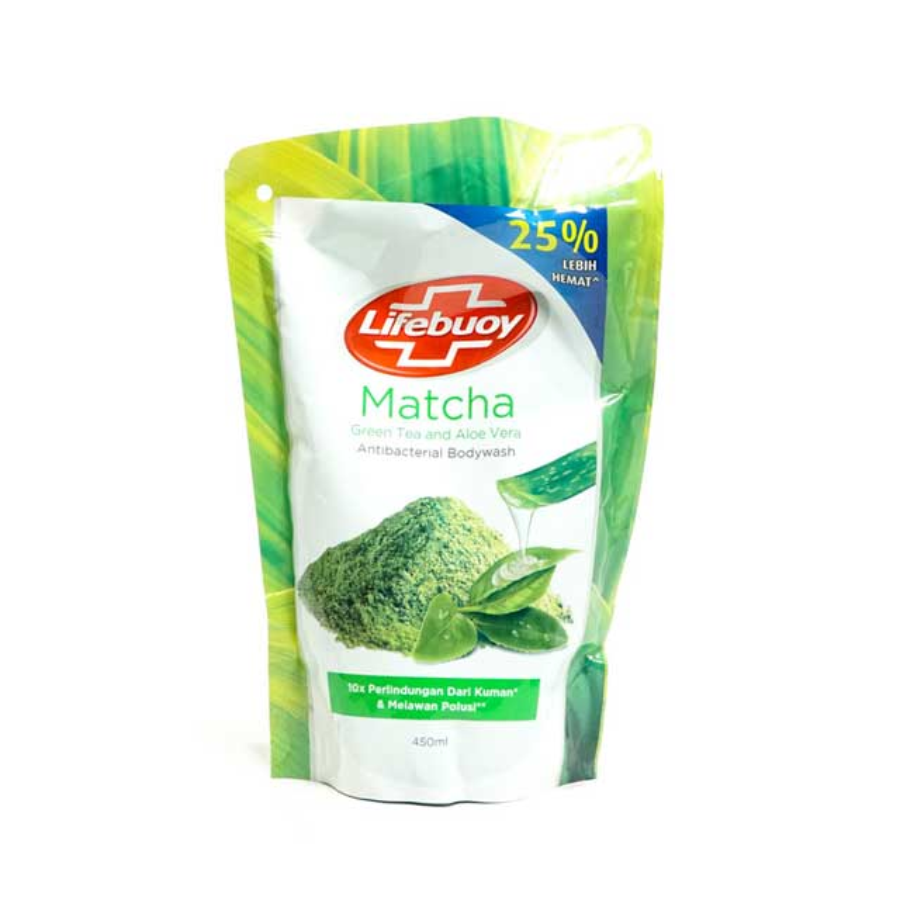 Lifebuoy Matcha Greentea Antibacterial Body Wash Refill 380ml