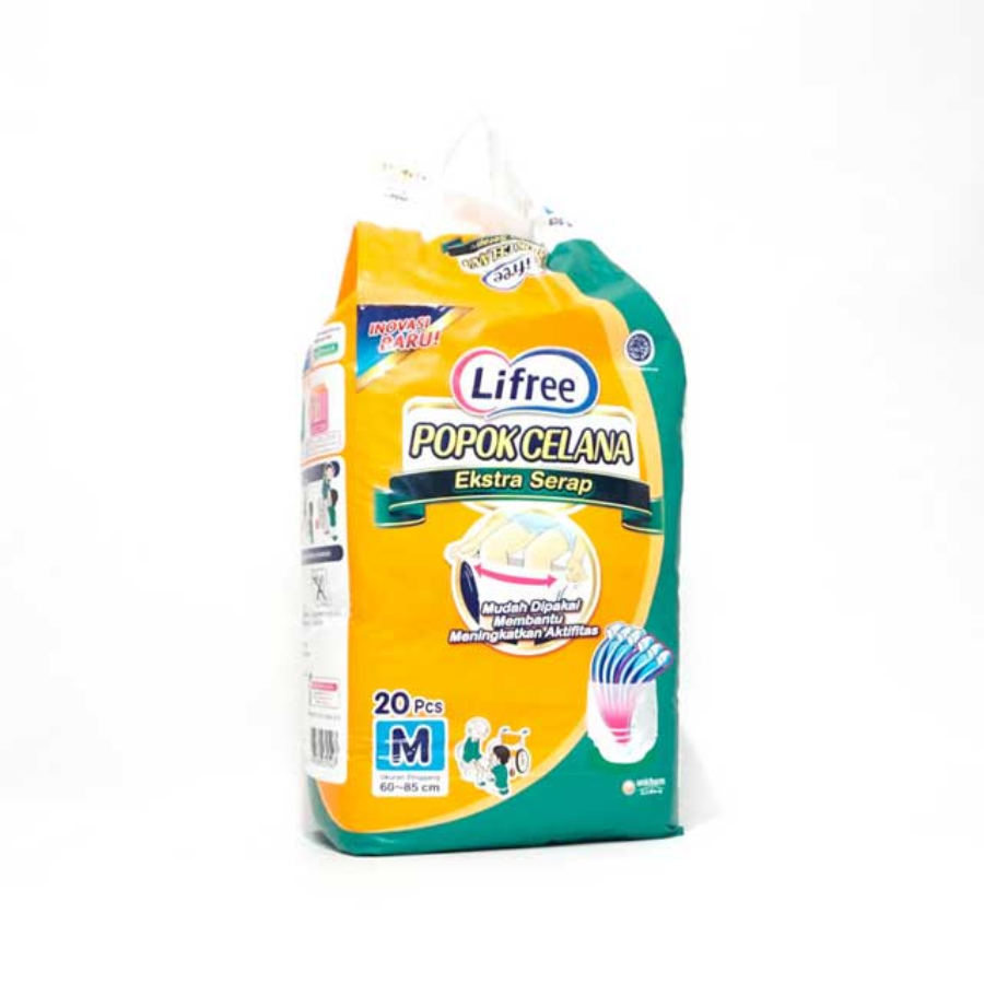 Lifree Popok Celana Extra Serap Hijau M20 1pack