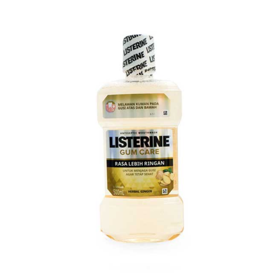 Listerine Mouthwash Gum Care Herbal Ginger 500ml