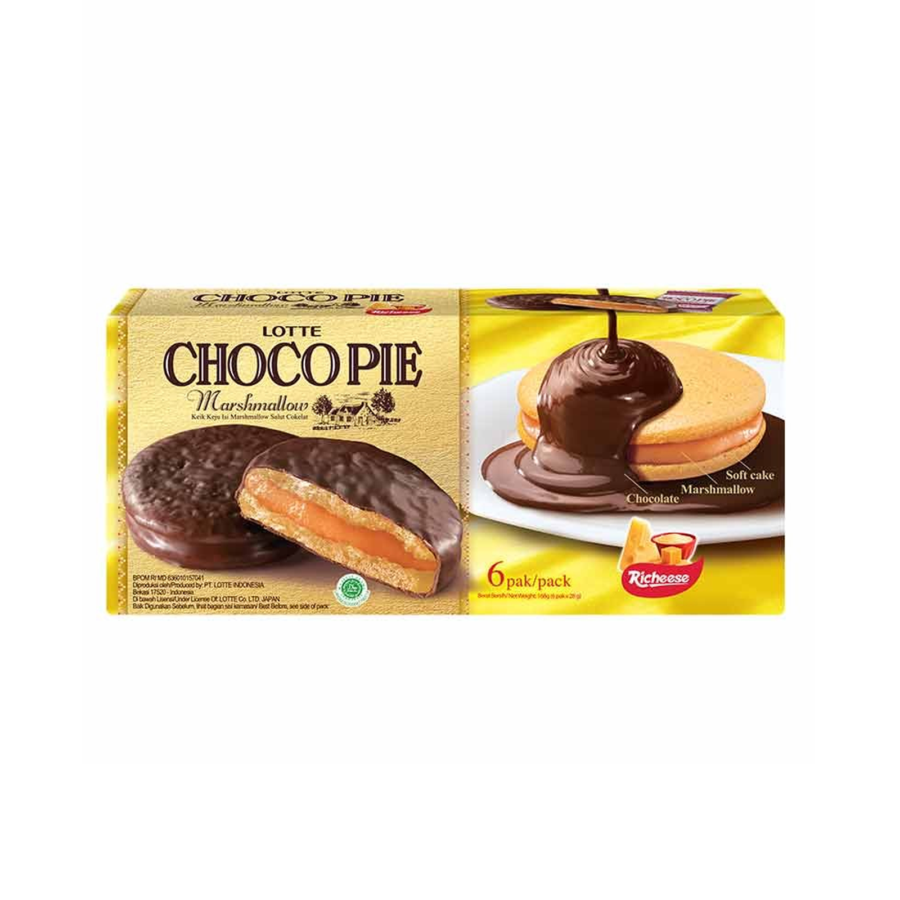 Lotte Choco Pie Cheese Marshmallow 156gram