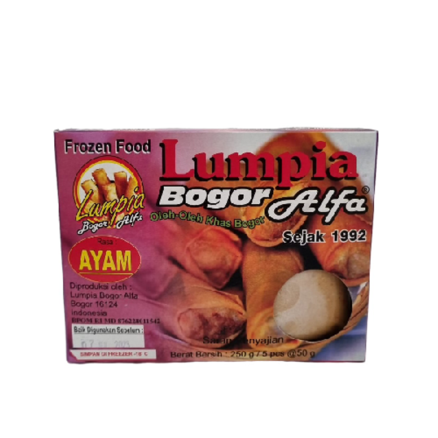 Lumpia Alfa Ayam 5pcs 250gram
