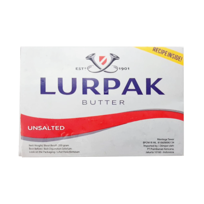 Lurpak Unsalted Butter/Mentega