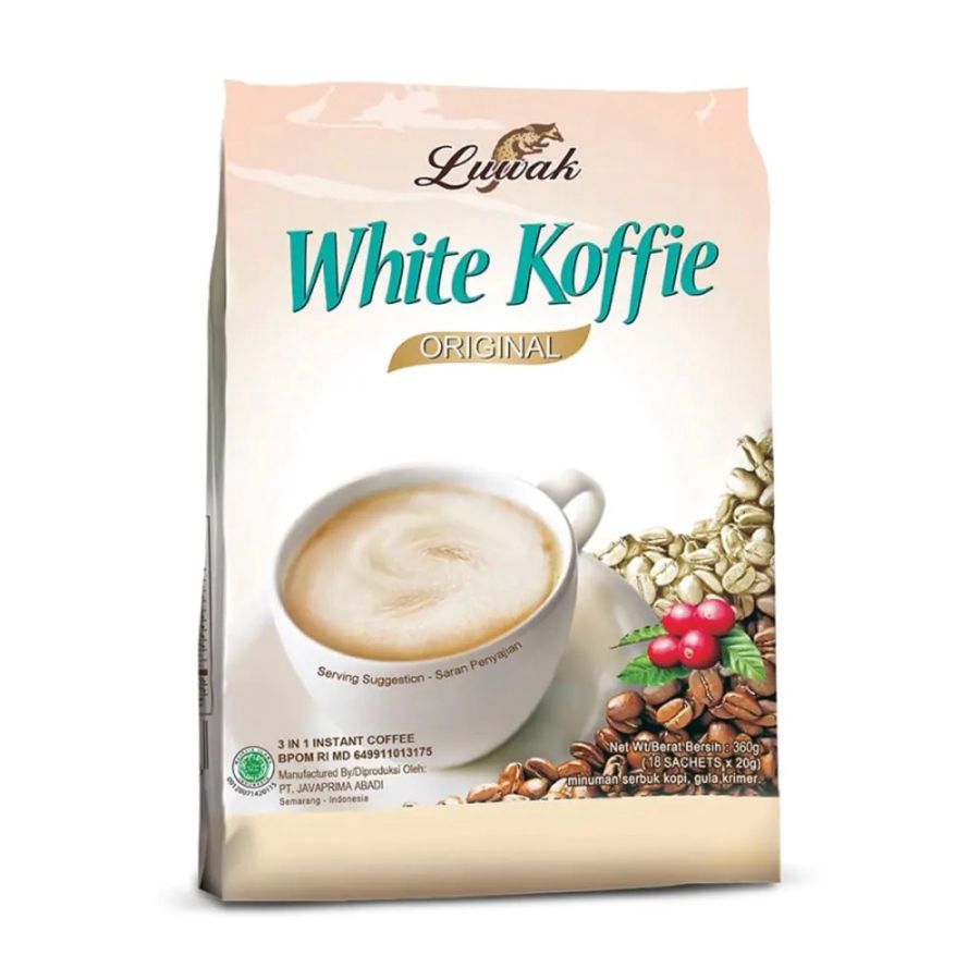 Luwak White Koffie Original Bag 20 gram 18 Sachet