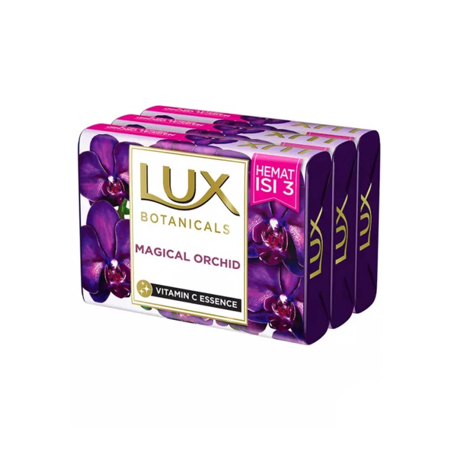 Lux Botanicals Bar Soap Magical Orchid Multipack 3pcs/Sabun Batang 110gram