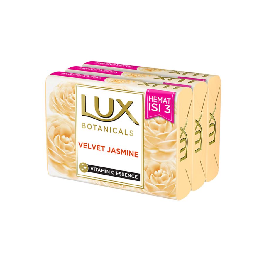 Lux Botanicals Bar Soap Velvet Jasmine Multipack isi 3/Sabun Batang 3pcs