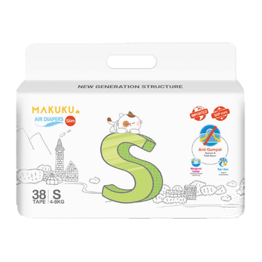 Makuku S38 Diapers Slim Tape 1packs