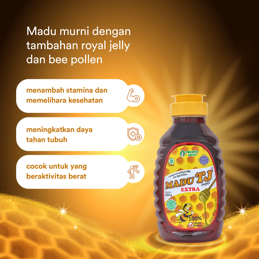 Madu Tj Super Madu Murni Botol 500gram