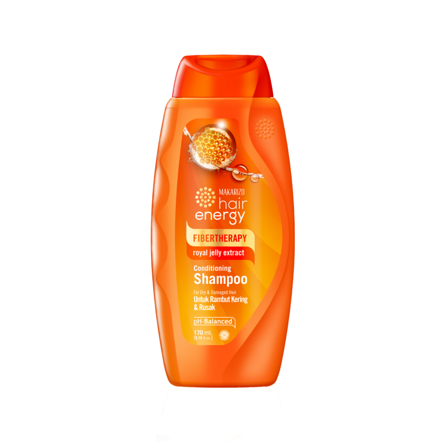 Makarizo Hair Energy Fibertherapy Royal Jelly Conditioning Shampoo 170ml