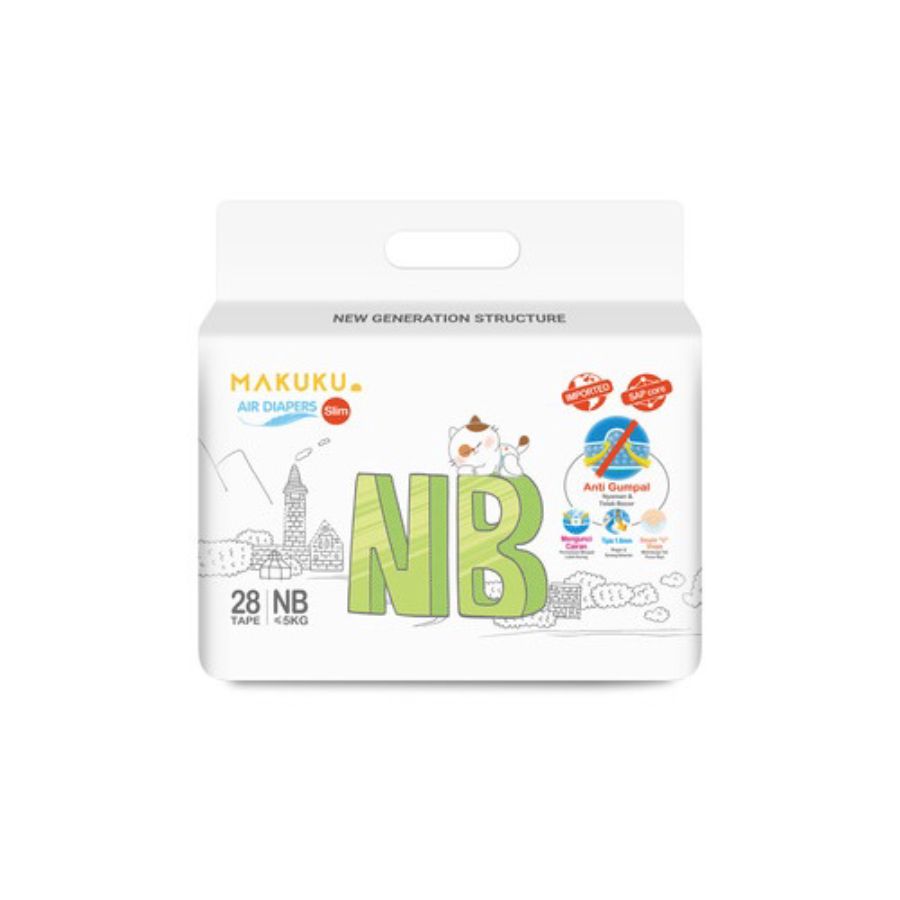 Makuku NB28 Diapers Slim Tape 1pack