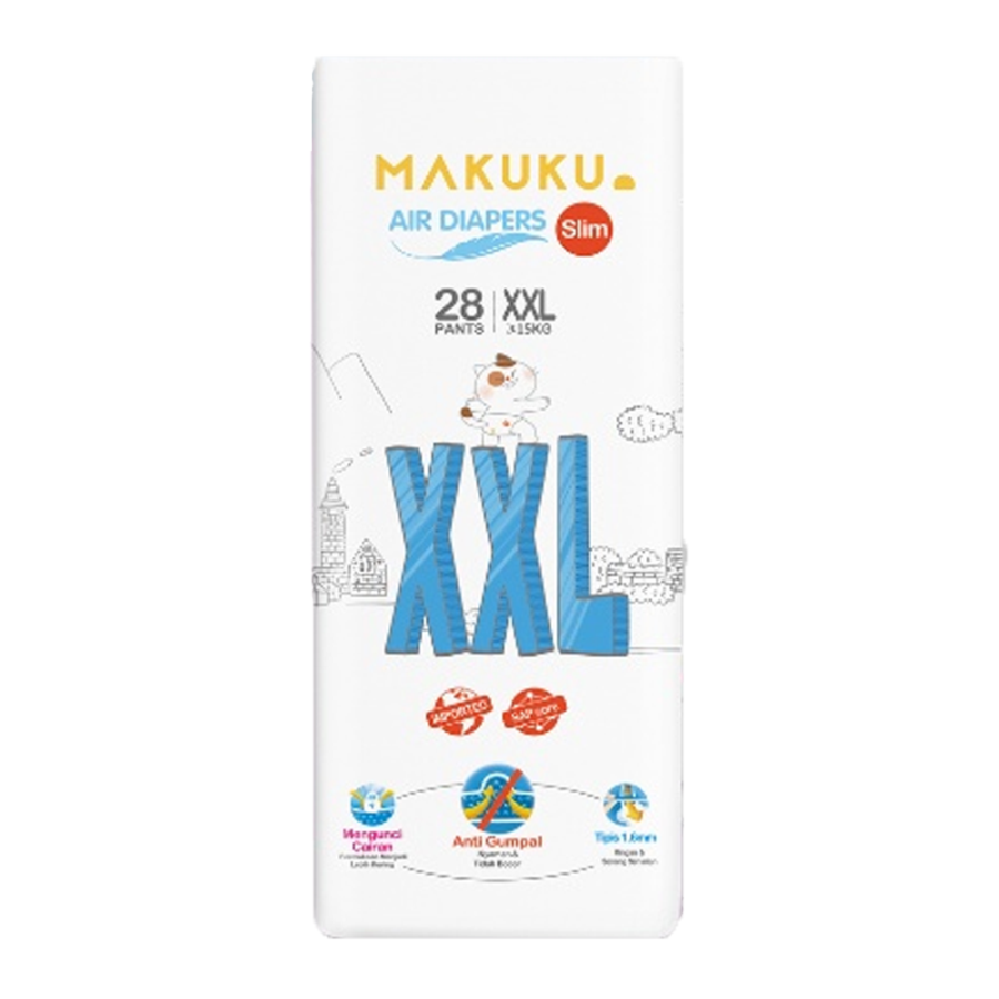Makuku XXL28 Diapers Slim Pants 1pack