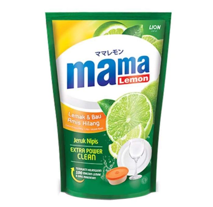 Mama Lemon Jeruk Nipis Extra Clean 680ml/Sabun Cuci Piring