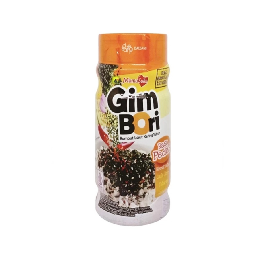 Mamasuka Gim Bori Rumput Laut Kering Tabur Rasa Pedas 30gram
