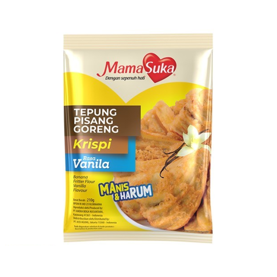 Mamasuka Tepung Pisang Goreng Krispi Vanila 210gram