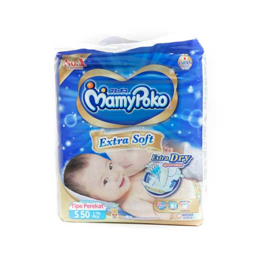 MamyPoko Extra Soft S50 Diapers Tape 1pack