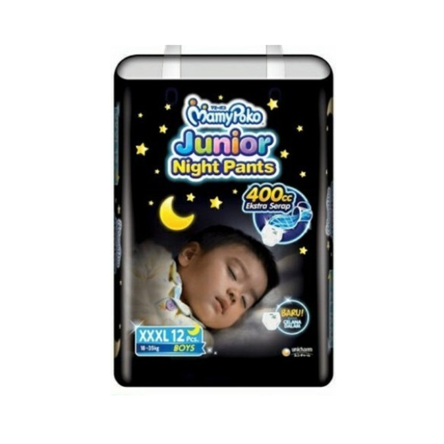 Mamypoko Junior Night Boys Pants Diapers XXXL12 1pack
