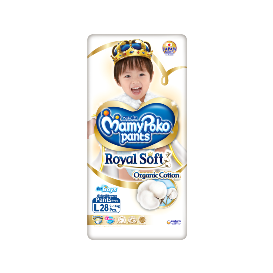 Mamypoko Boy Royal Soft L28 Diapers Pants 1packs