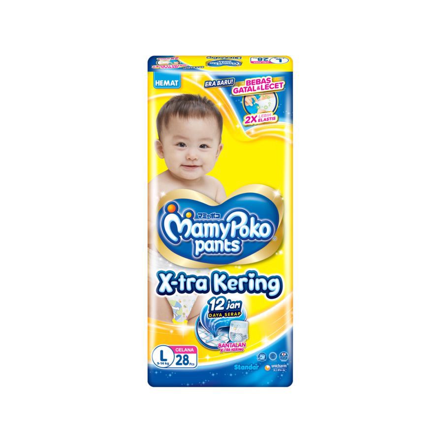 Mamypoko X-tra Kering L28 Diapers Pants 1packs