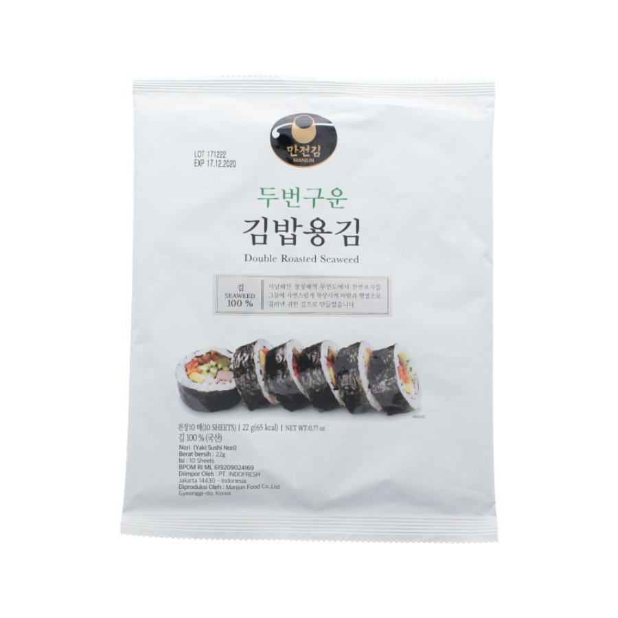 Manjun Yaki Sushi Nori 22gr 10sheets