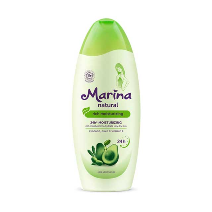Marina Body Lotion Natural Moisturizing 335ml