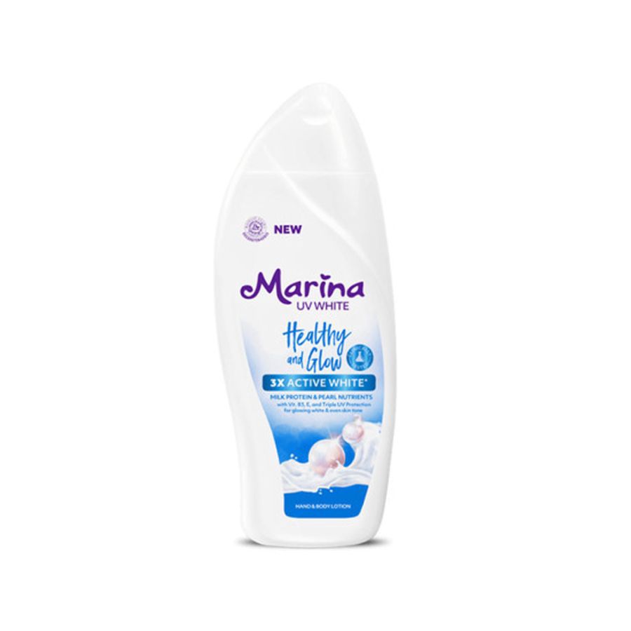 Marina Body Lotion UV White Healthy With Milk 460ml 460ml