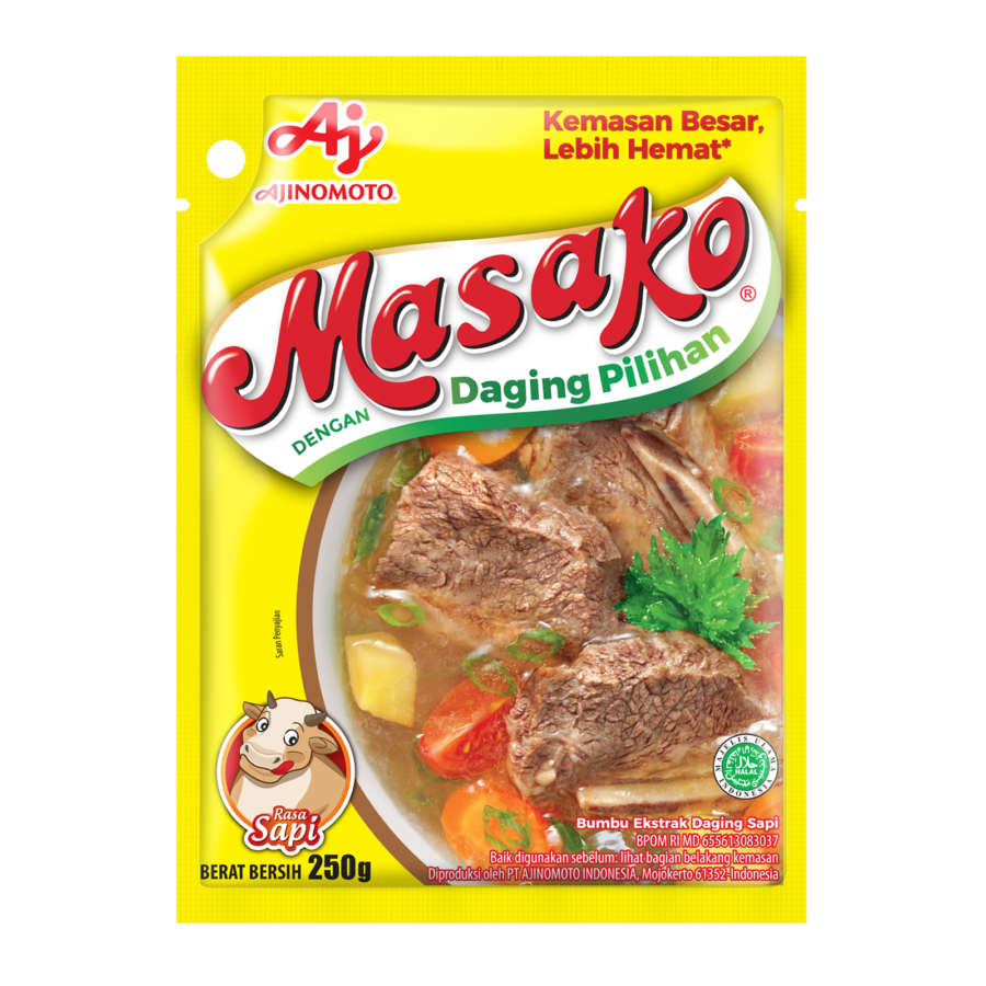 Masako Bumbu Kaldu Sapi Penyedap 250gram