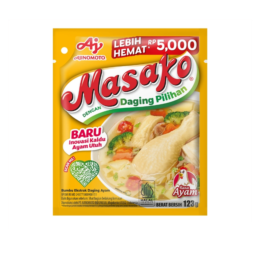 Masako Bumbu Penyedap Ayam 130gram