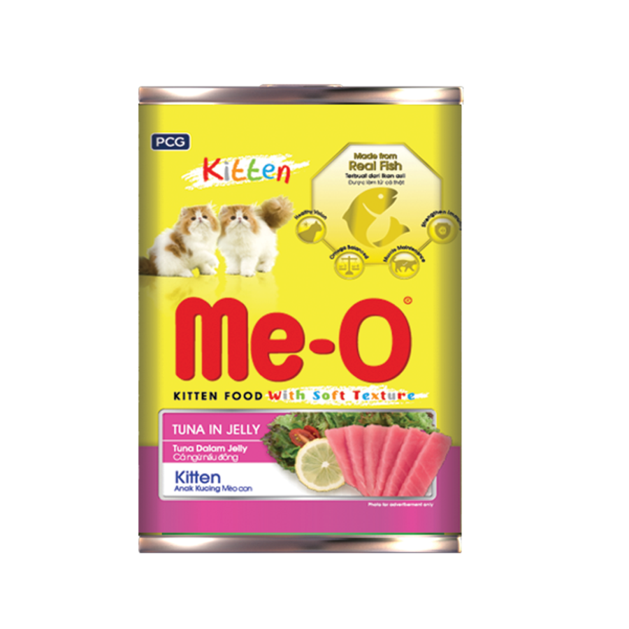 Me-O Canned Kitten Food Tuna in Jelly 400gram