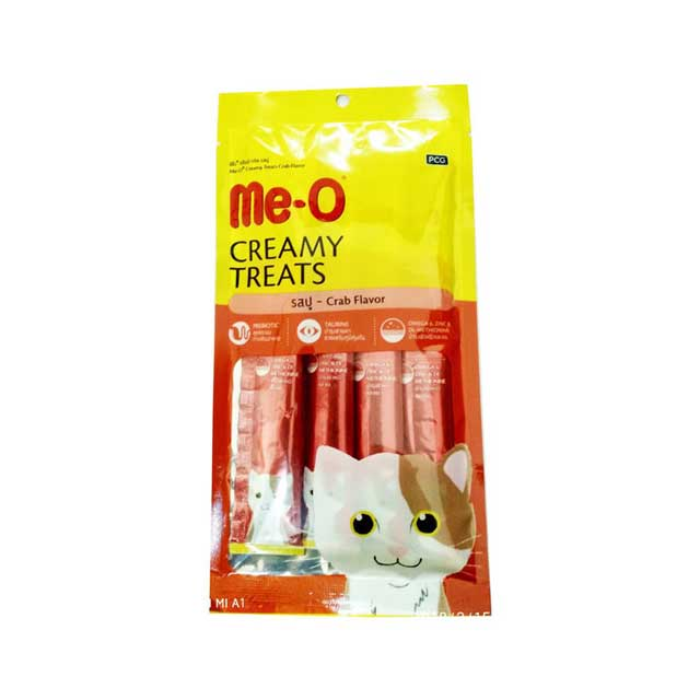 Me-O Creamy Treats Crab Snacks Kucing