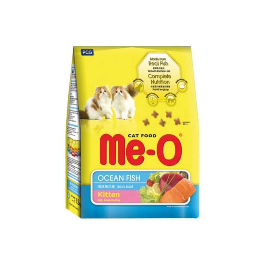 Me-O Ocean Fish Kitten Makanan Kucing Kering 400gram