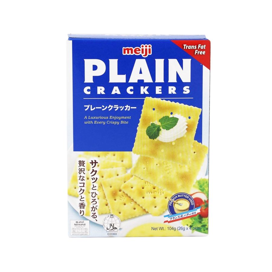 Meiji Crackers Plain 104gram