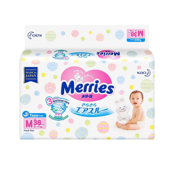 Merries Tape Diapers M38