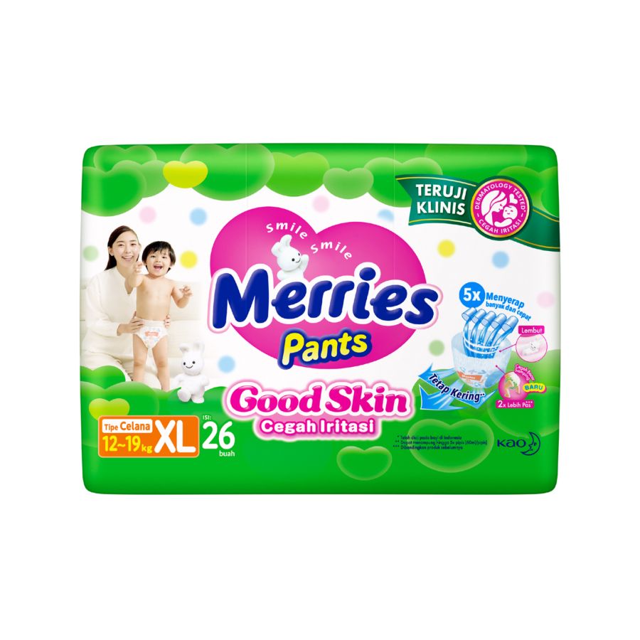 Merries Good Skin XL26 Diapers Pants 1packs