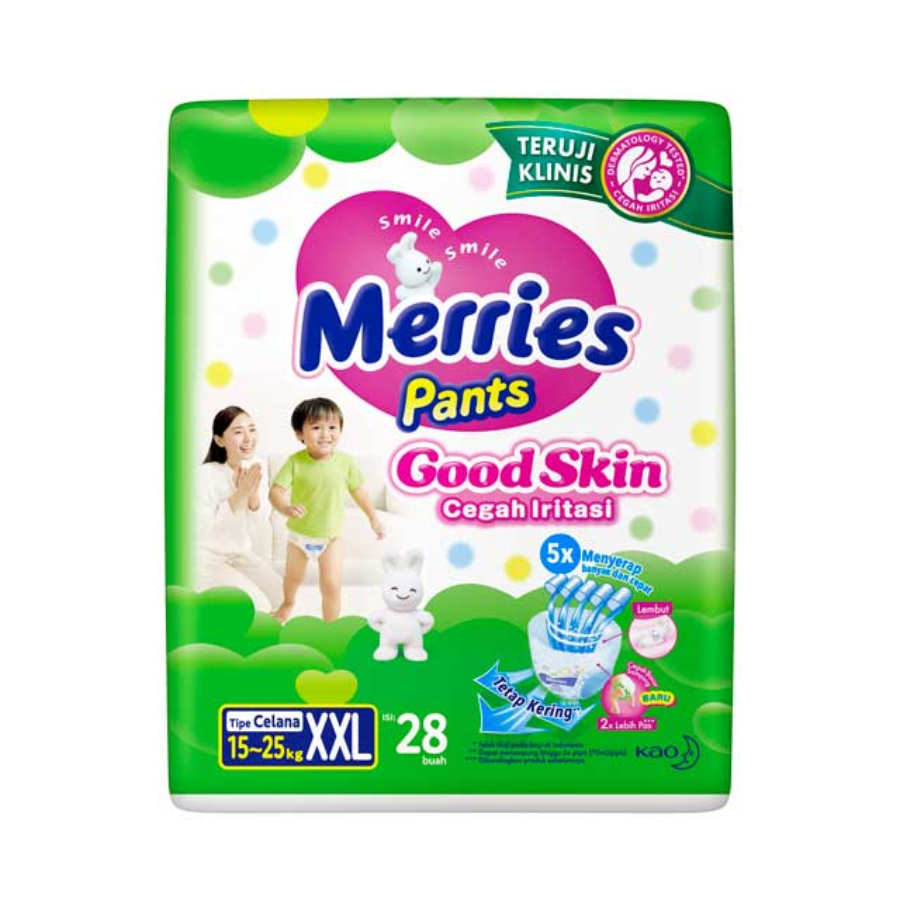 Merries Good Skin XXL28 Diapers Pants 1packs