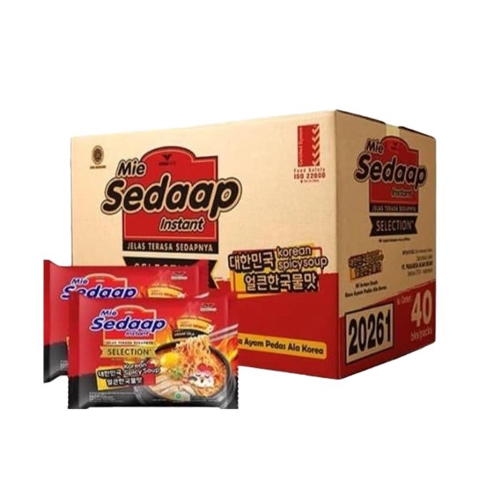 Mie Sedaap Korean Spicy Soup Dus/Mie Instan