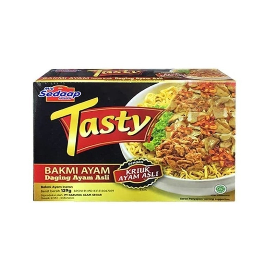 Mie Sedaap Tasty Bakmi Ayam/Mie Instan 129gram