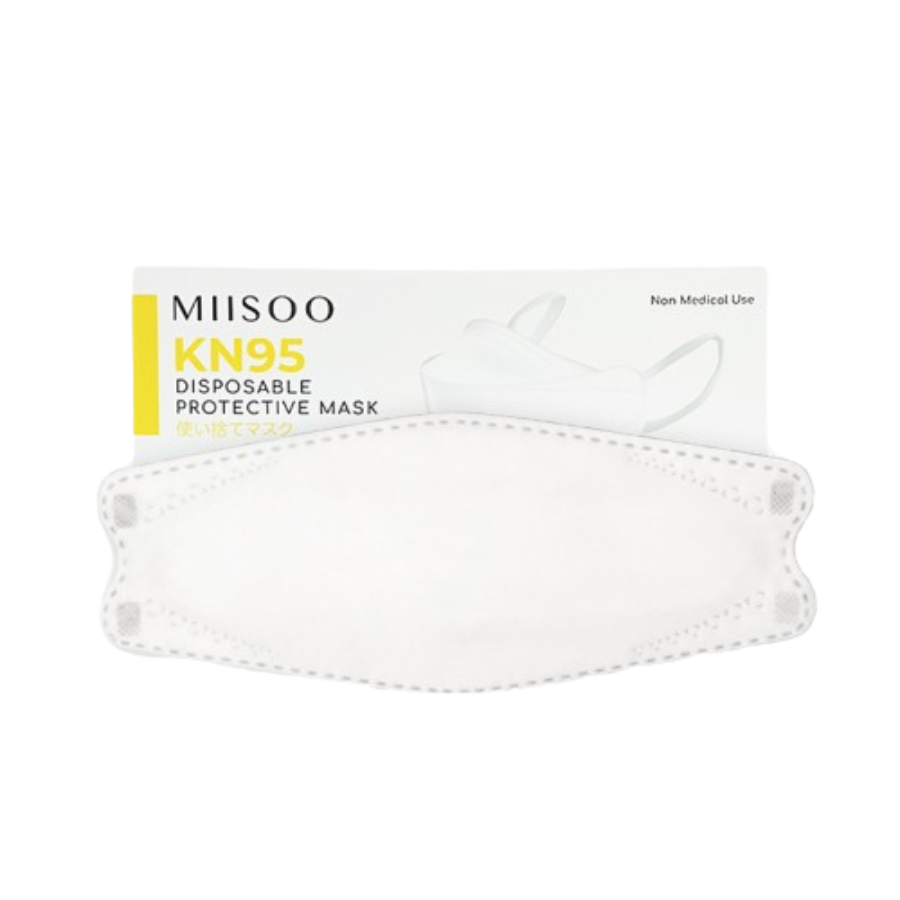 Miisoo Masker KF94 Putih 10pcs/Pack - Non Medis 1pack