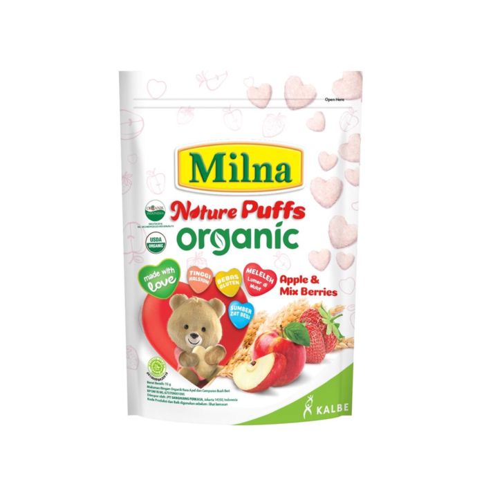 Milna Nature Puff Organic Apple and Mix Berries