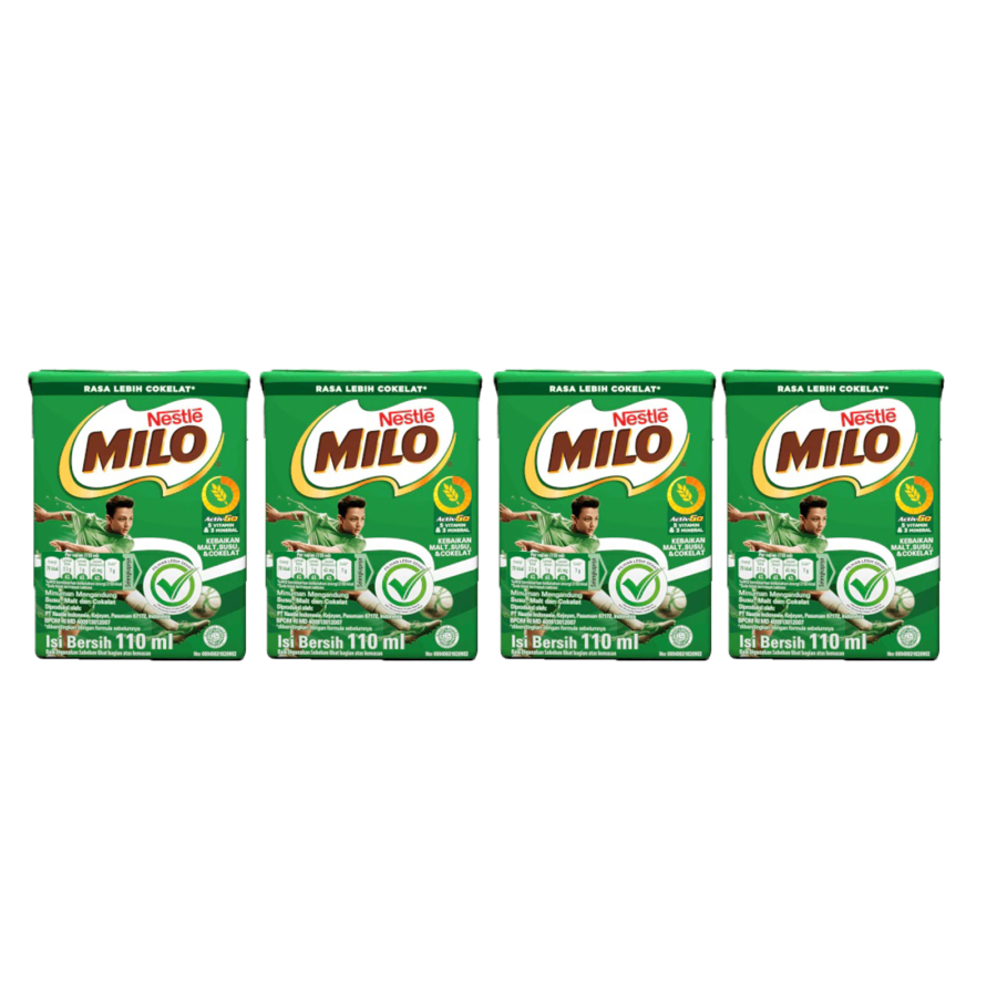 Milo Activ Go Susu UHT Multipack 4x110ml/UHT Milk 4pcs