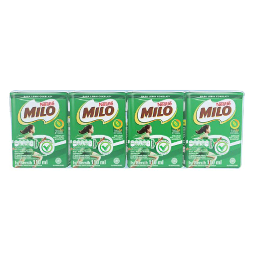Milo Active-Go Susu UHT Multipack 110ml 4pcs
