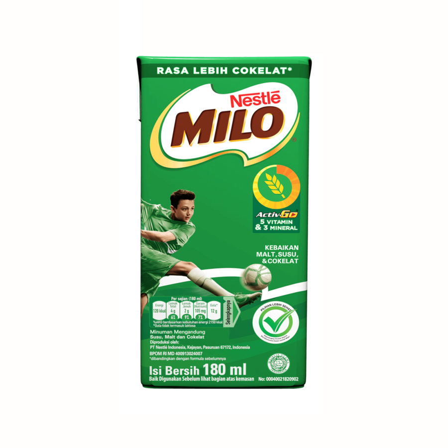 Milo Healthy Drink UHT Activ-Go/Susu UHT 180ml 180ml