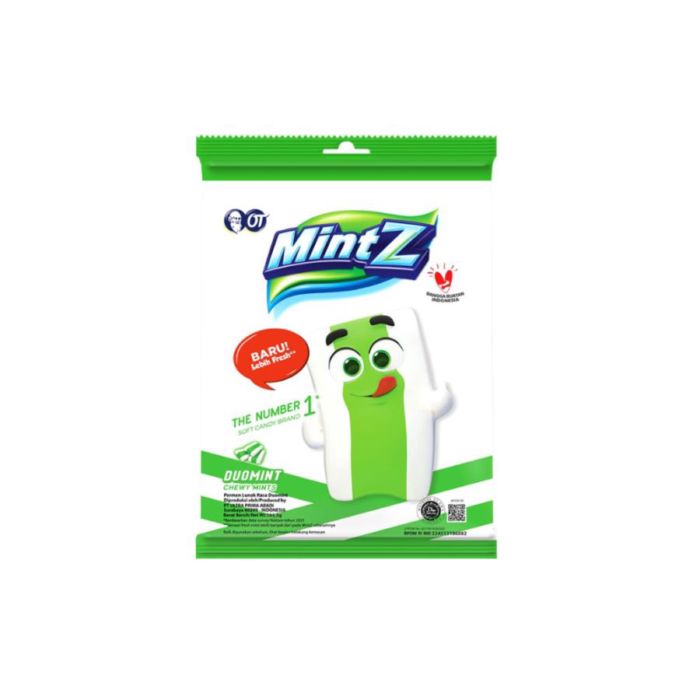 Mint Z Chewy Doublemint Candy 103.5gr x 50 pcs 115gram 115gram
