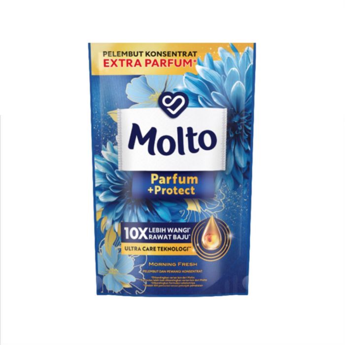 Molto All-in-One Pelembut Baju Refill Blue 1.6L - Cairan Pewangi/Pewangi Pelembut Pakaian