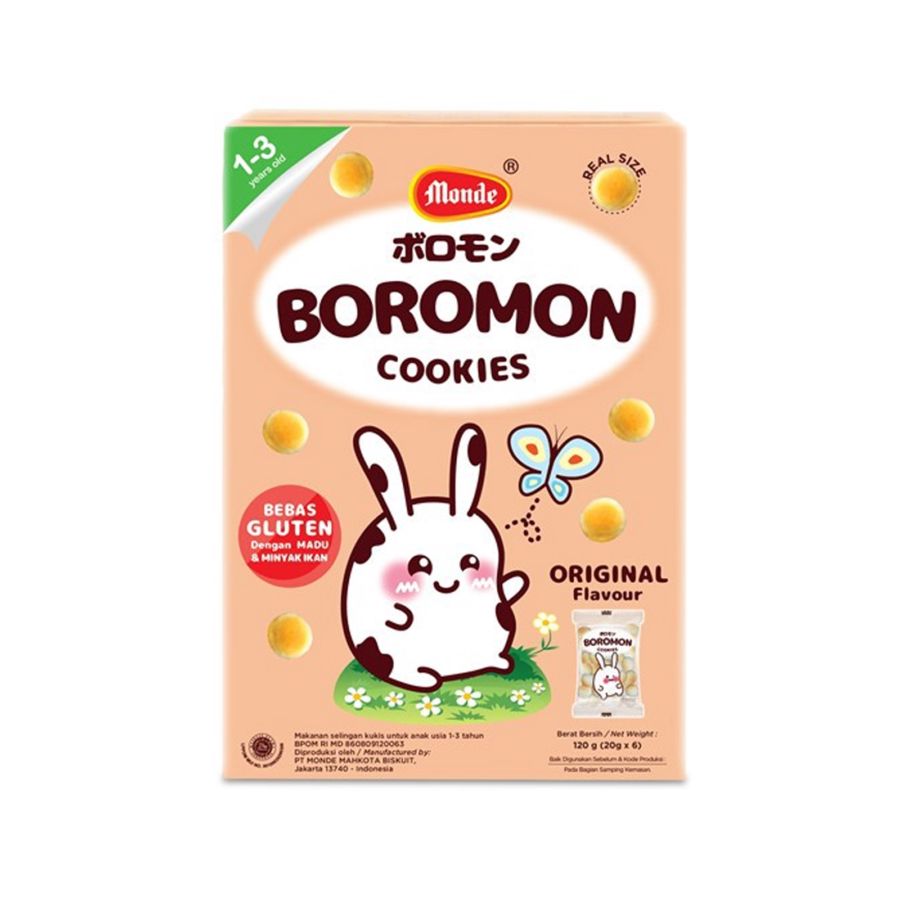 Monde Boromon Cookies Original Bebas Gluten/Snack Bayi 100gram