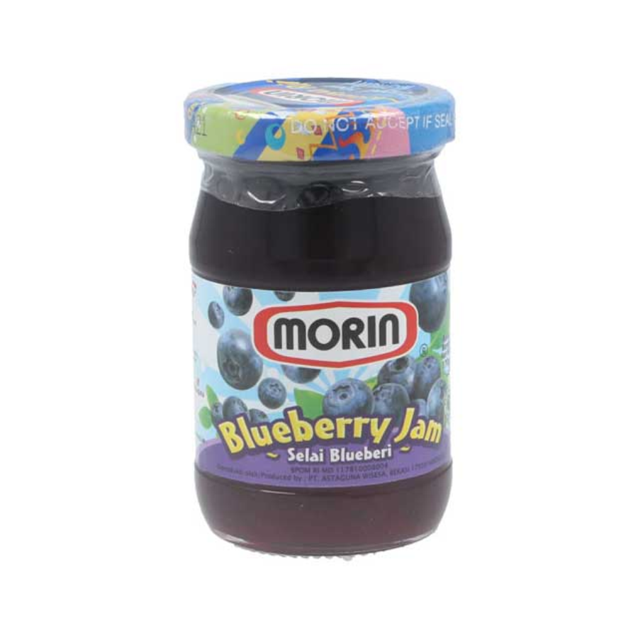 Morin Blueberry Jam Botol 170gram