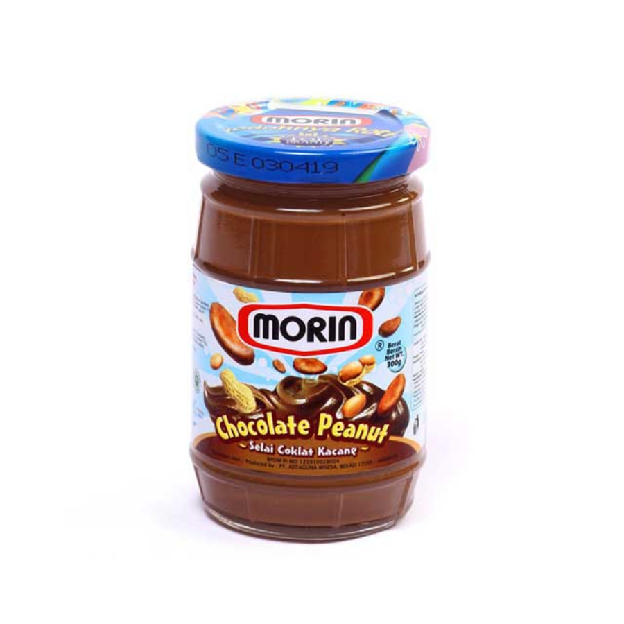 Morin Chocolate Peanut Botol 300gram