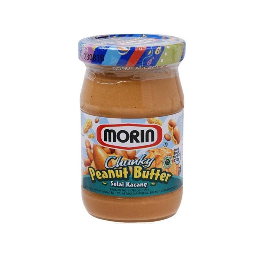 Morin Chunky Peanut Butter Botol 150gram 150gram